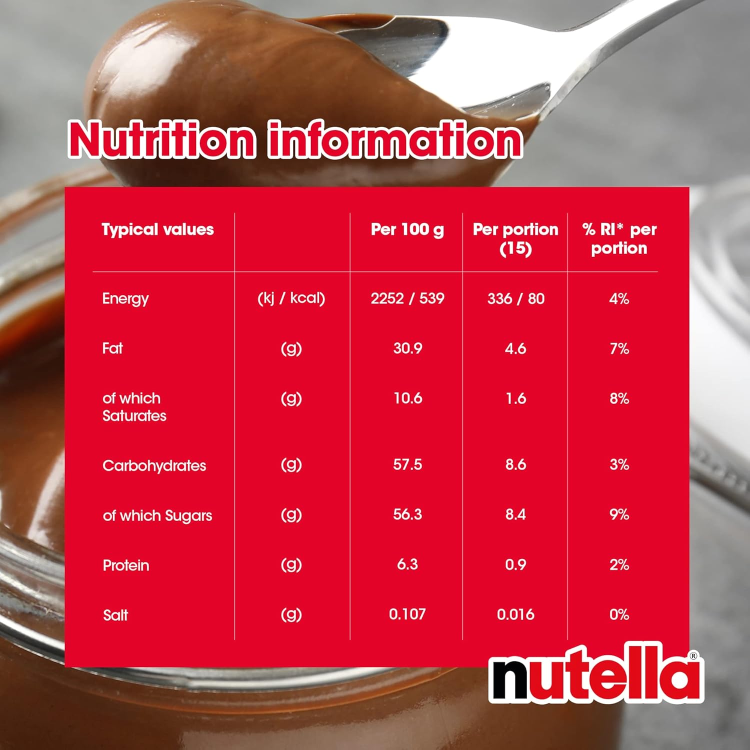 Nutella Hazelnut Chocolate Spread, 3 kg