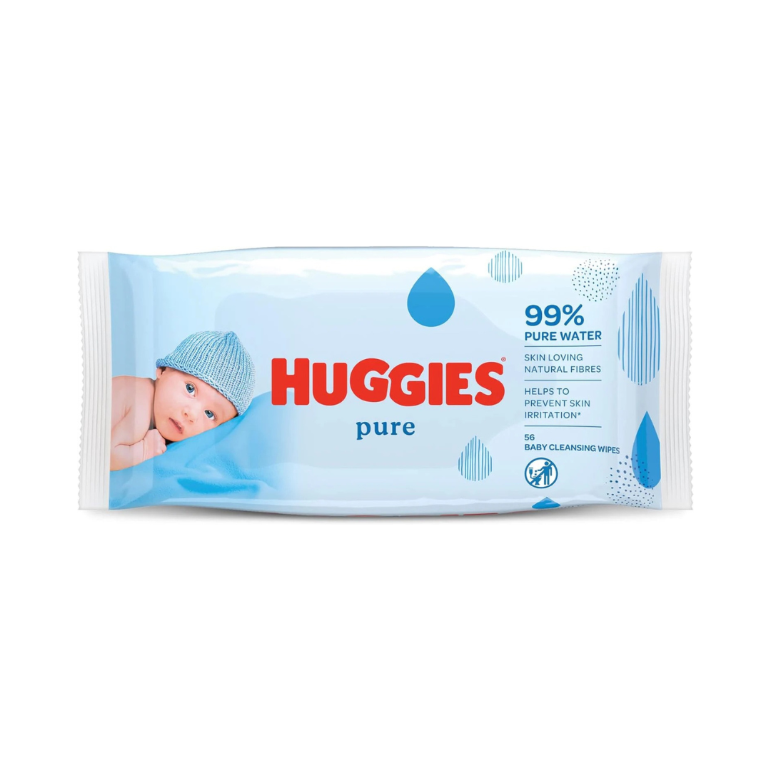 Huggies Pure Baby Wipes, 99% Pure Water Wipes