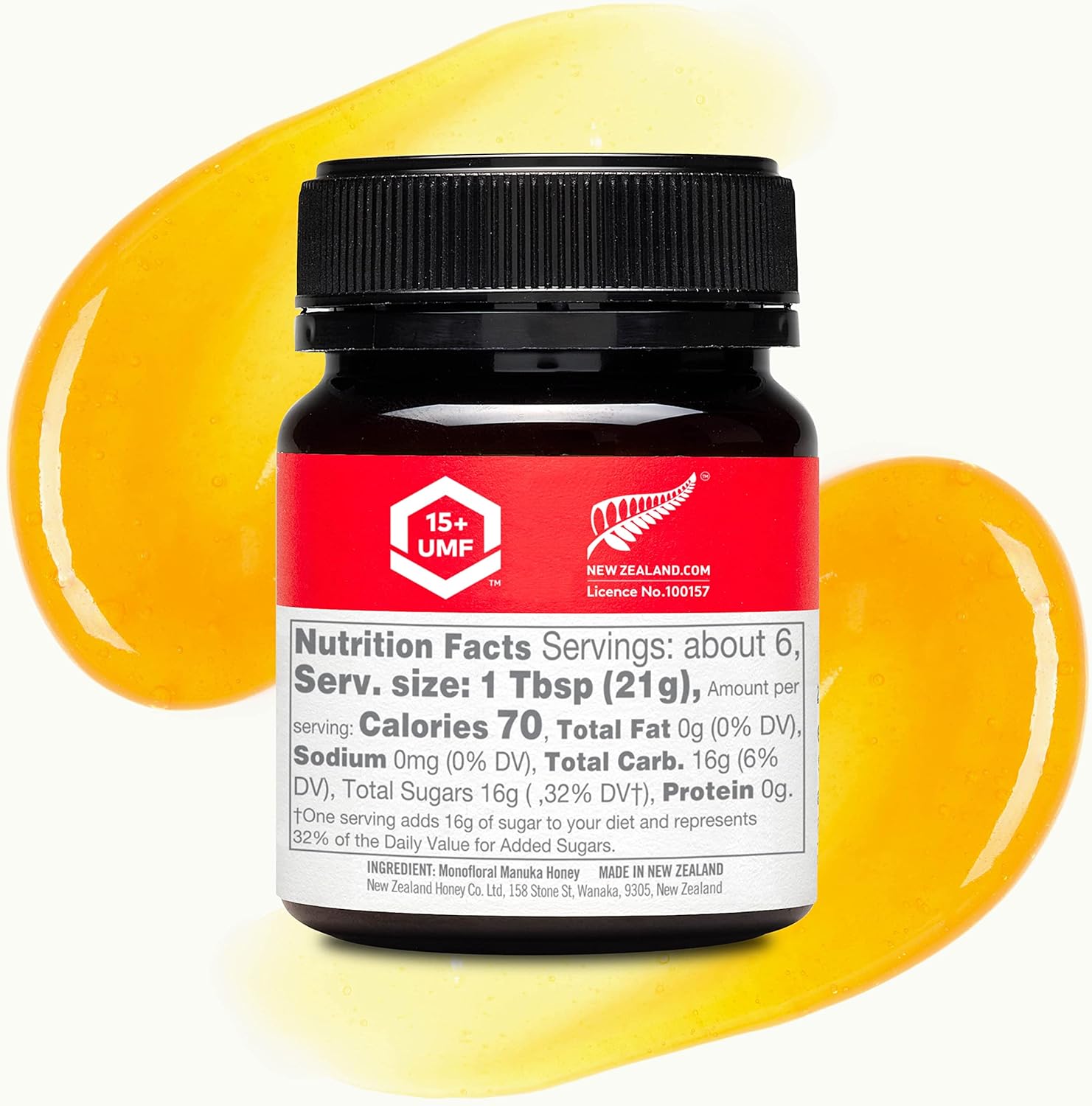 New Zealand Honey Co. Raw Manuka Honey UMF 15+ / MGO 514+ | 250g