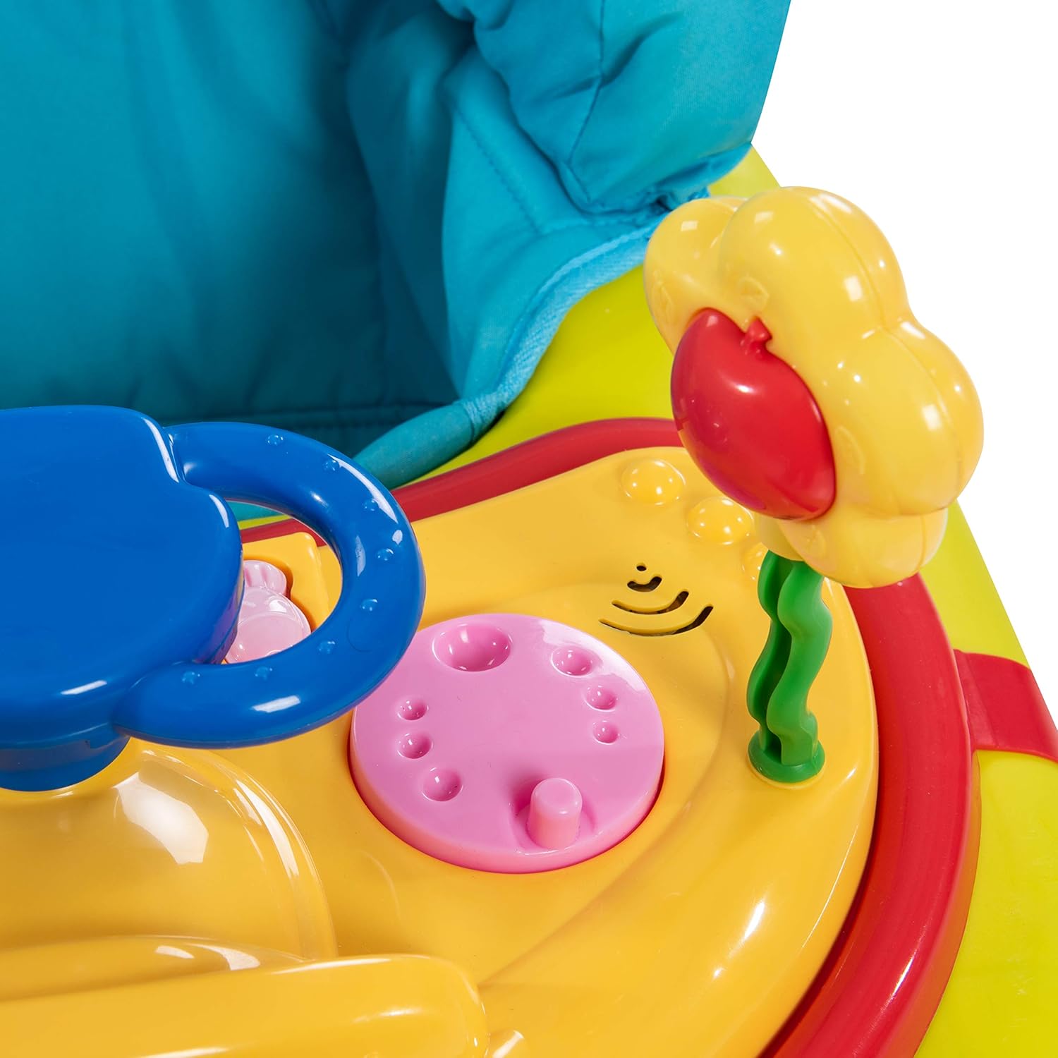 Hauck Player Baby Walker, 360 ° swivelling front wheels, Ages 6M+ to 12kg - Jungle Fun, Multicolor