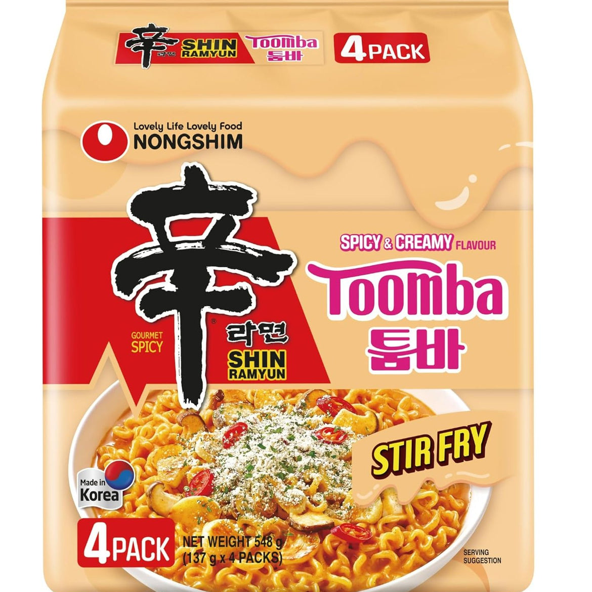 Shin Ramyun Toomba 137g * bundle of 5