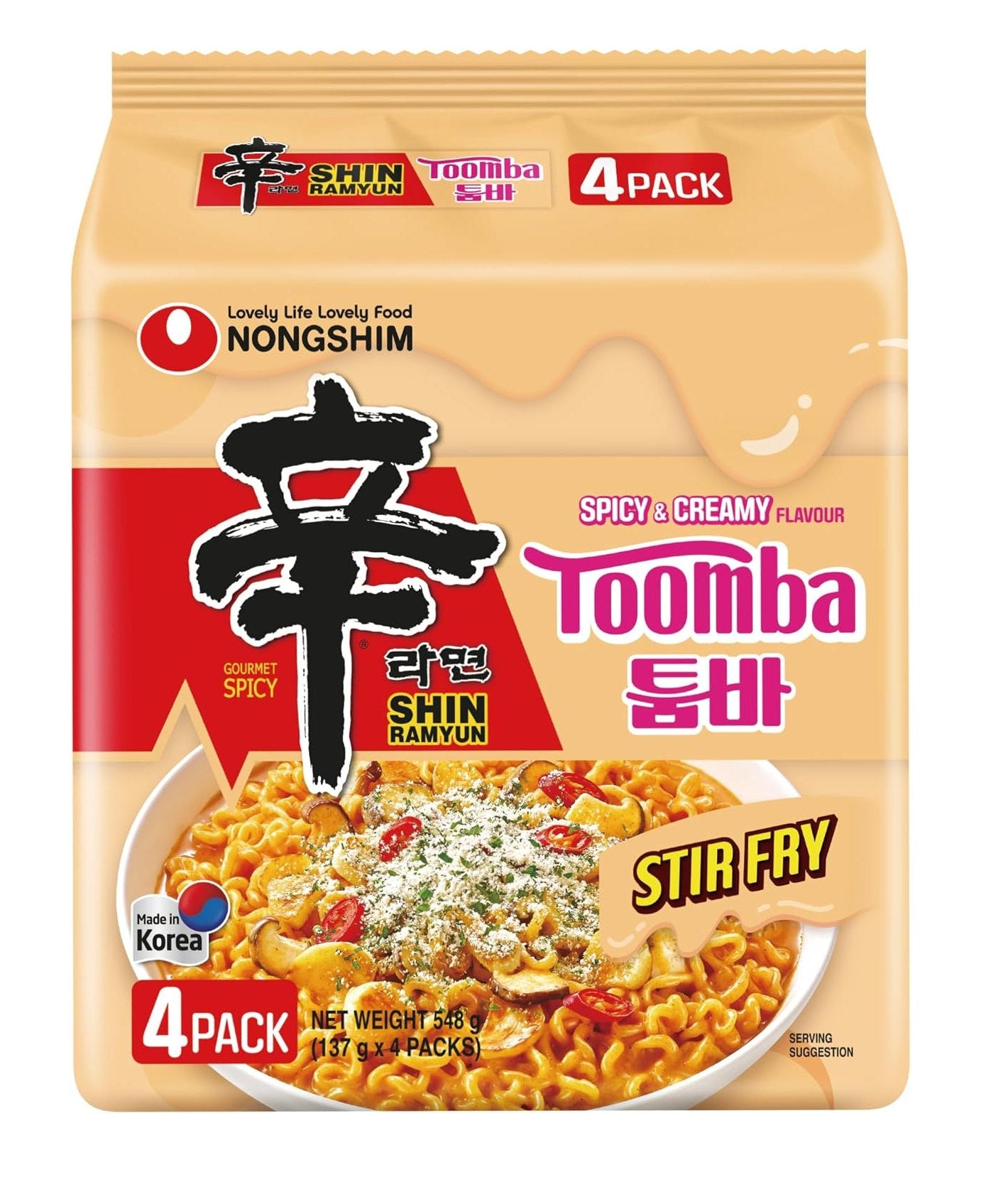 Shin Ramyun Toomba 137g * bundle of 5