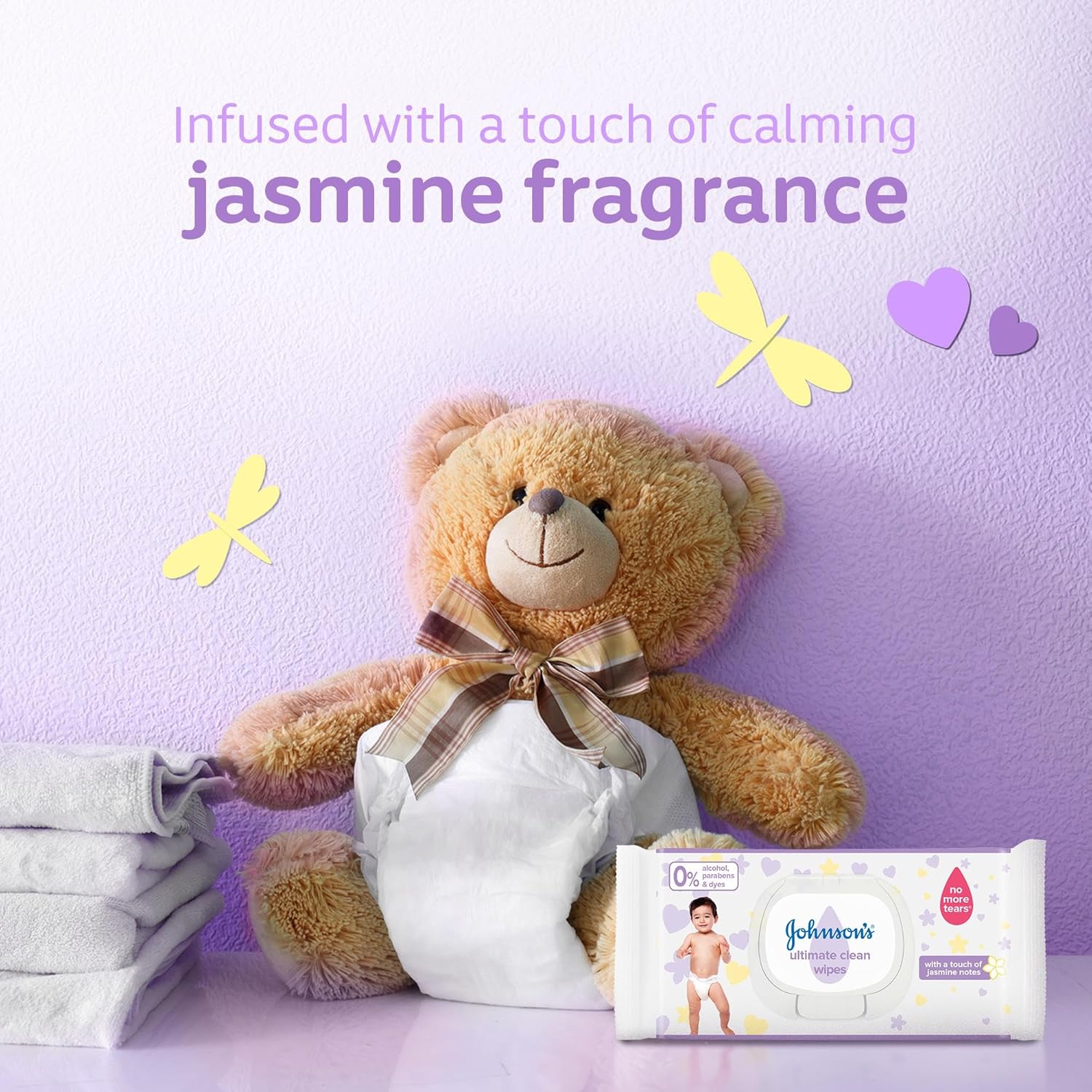 Johnson's Baby Ultimate Clean, 3X4X48, 576 Baby Wet Wipes