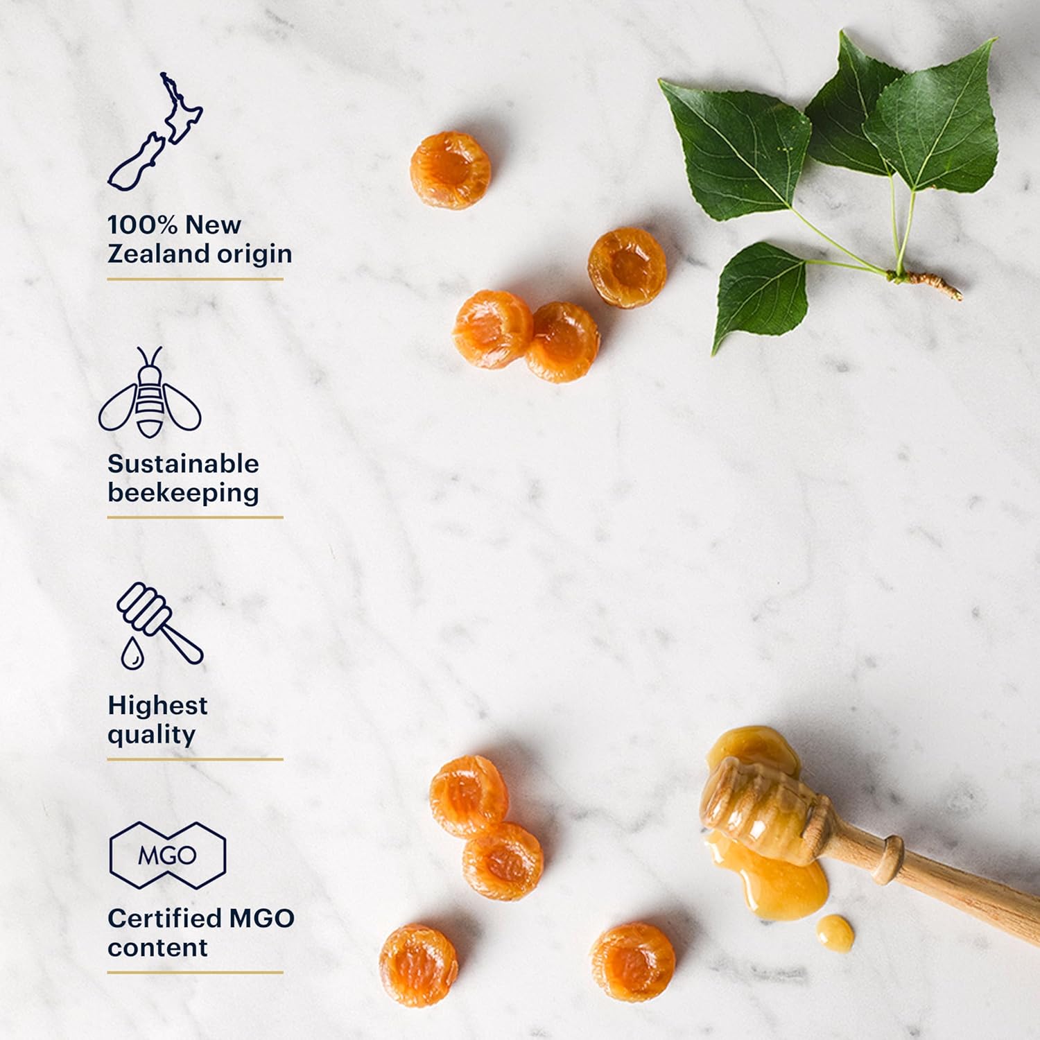 Manuka Health, MGO 400+ Manuka Honey Lozenges with Blackcurrant, 58 lozenges