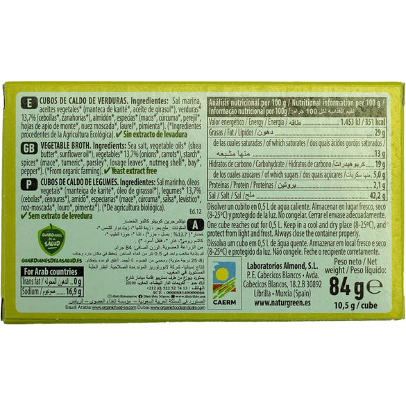 NATURGREEN Natur Green Organic Vegetable Broth 84 g