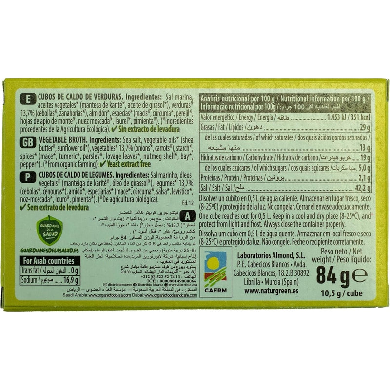 NATURGREEN Natur Green Organic Vegetable Broth 84 g