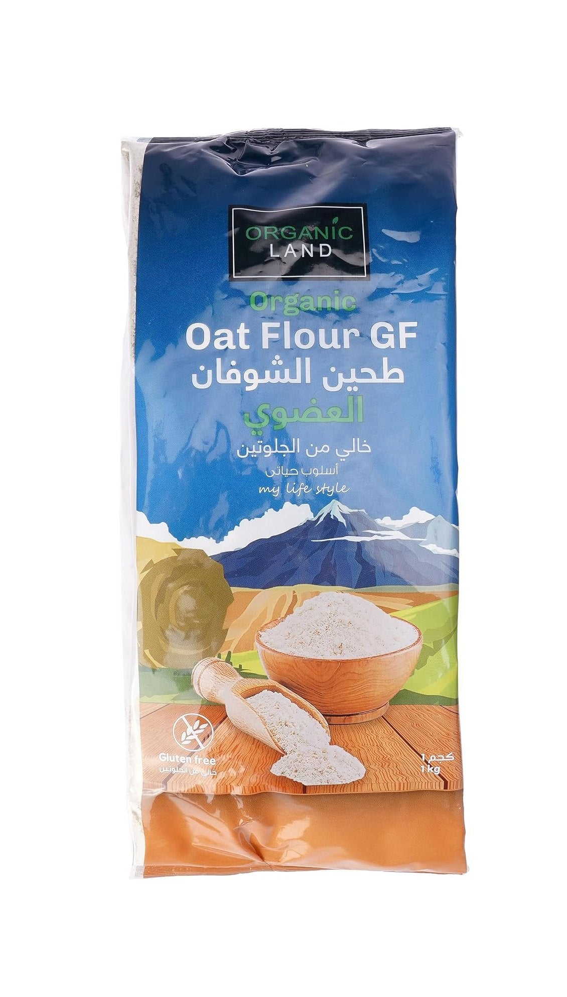Organic Land Organic Oat Flour 1000 g