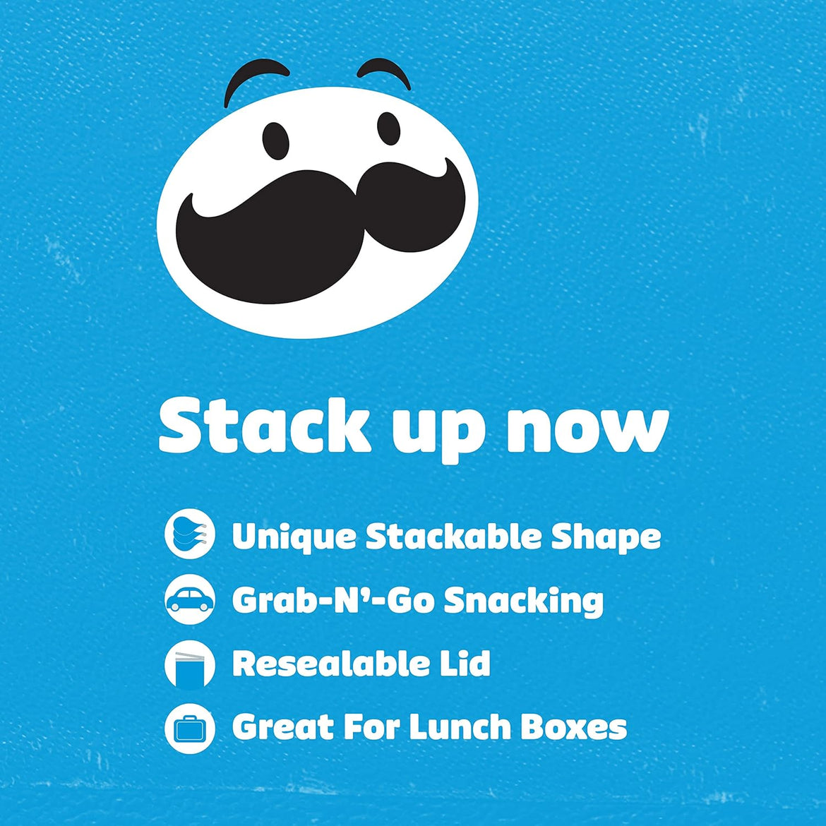 Pringles Salt & Vinegar Flavored Potato Chips Can - 200 Gm