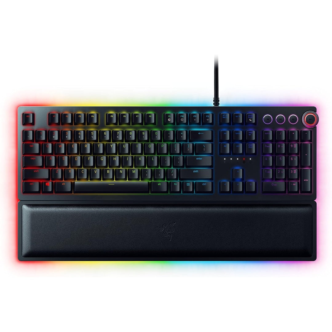 Razer Huntsman Mini 60% Gaming Keyboard: Fast Keyboard Switches - Clicky Optical Switches - Chroma RGB Lighting - PBT Keycaps - Onboard Memory - Snap Tap - Black