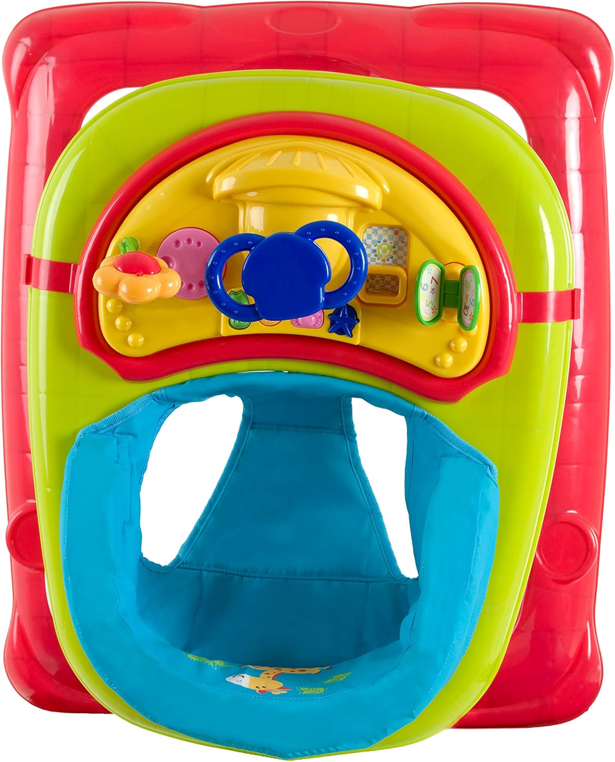 Hauck Player Baby Walker, 360 ° swivelling front wheels, Ages 6M+ to 12kg - Jungle Fun, Multicolor