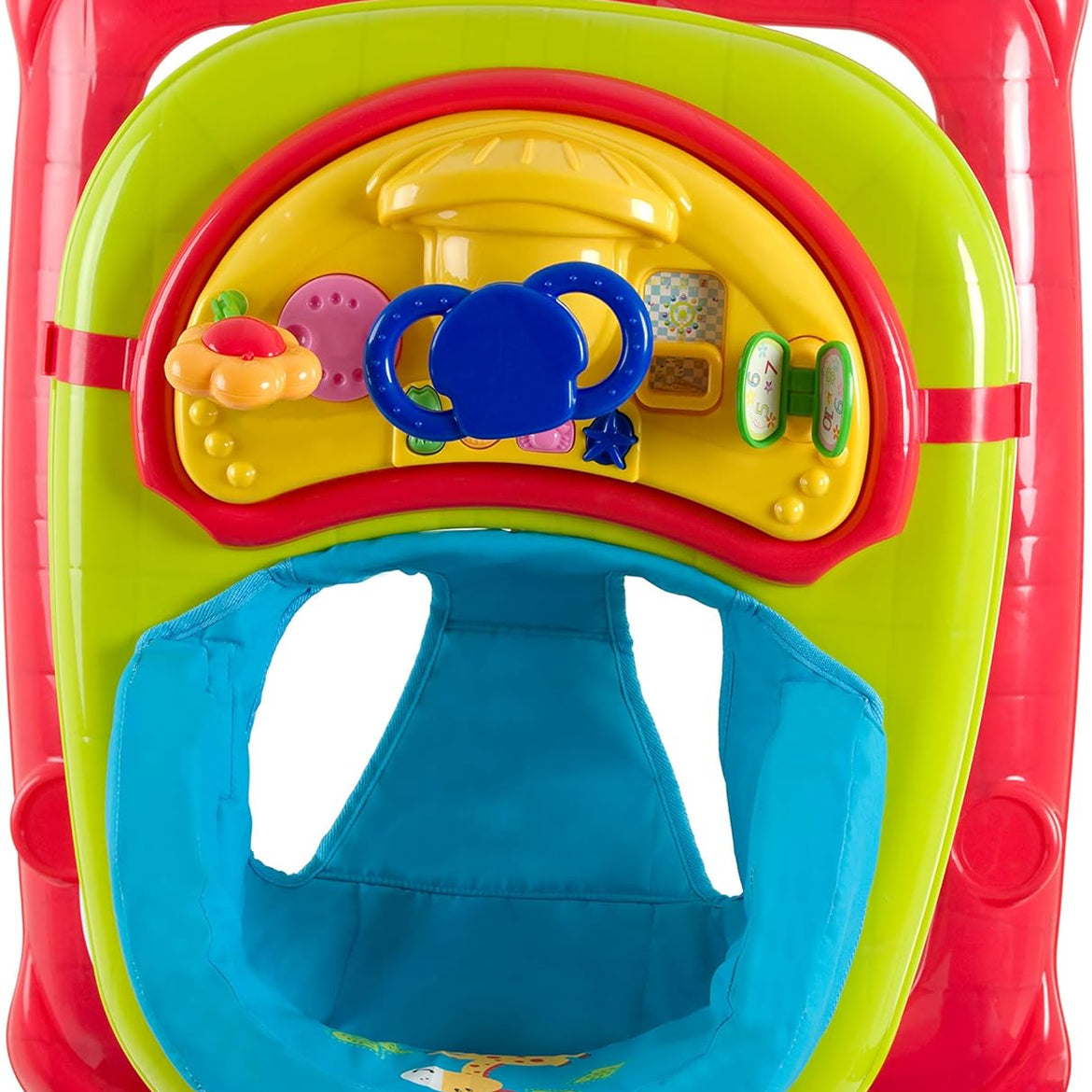 Hauck Player Baby Walker, 360 ° swivelling front wheels, Ages 6M+ to 12kg - Jungle Fun, Multicolor