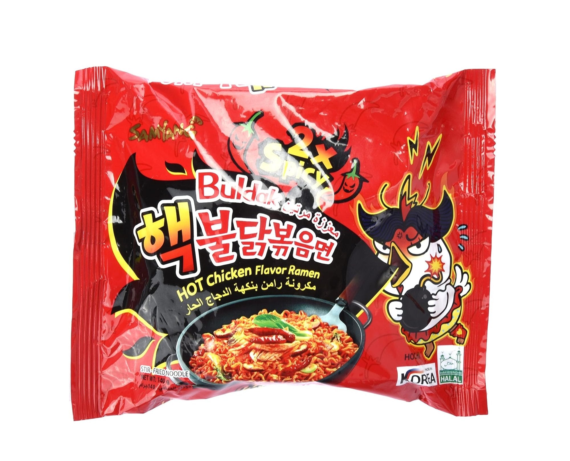 Samyang 2X Hot Chicken Flavour Roasted Ramen Noodles, 140G