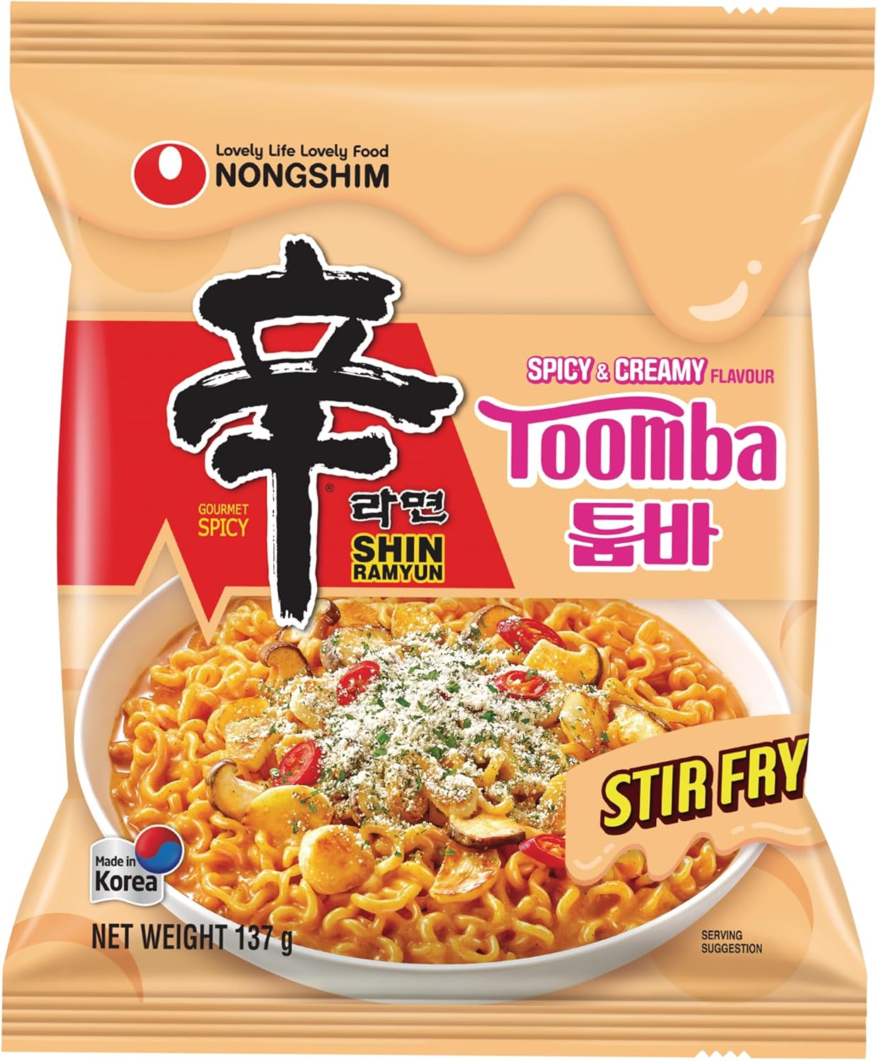 Shin Ramyun Toomba 137g * bundle of 5