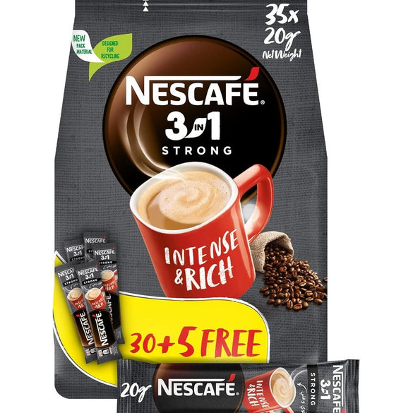 Nescafe 3In1 Strong Coffee Mix Stick 20g (30 Sticks)