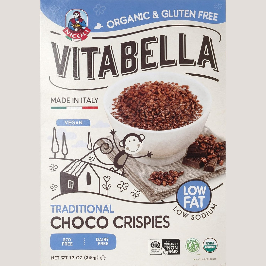 Bella Vita Organic Vitabella Traditional Choco Crispies, 340G