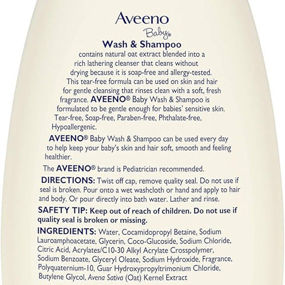 Aveeno Baby Gentle Wash 18 fl. Oz