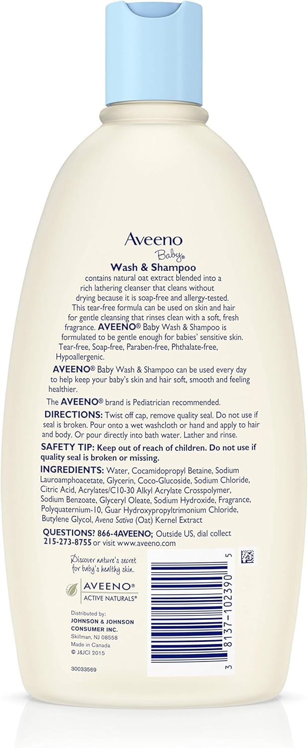 Aveeno Baby Gentle Wash 18 fl. Oz