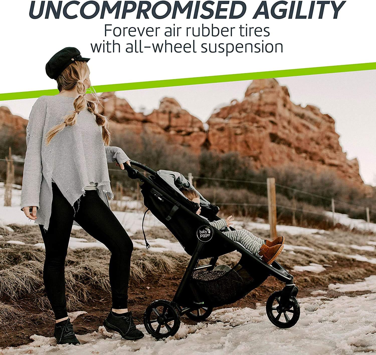 Baby Jogger® City Mini® GT2 All-Terrain Stroller, Opulent Black