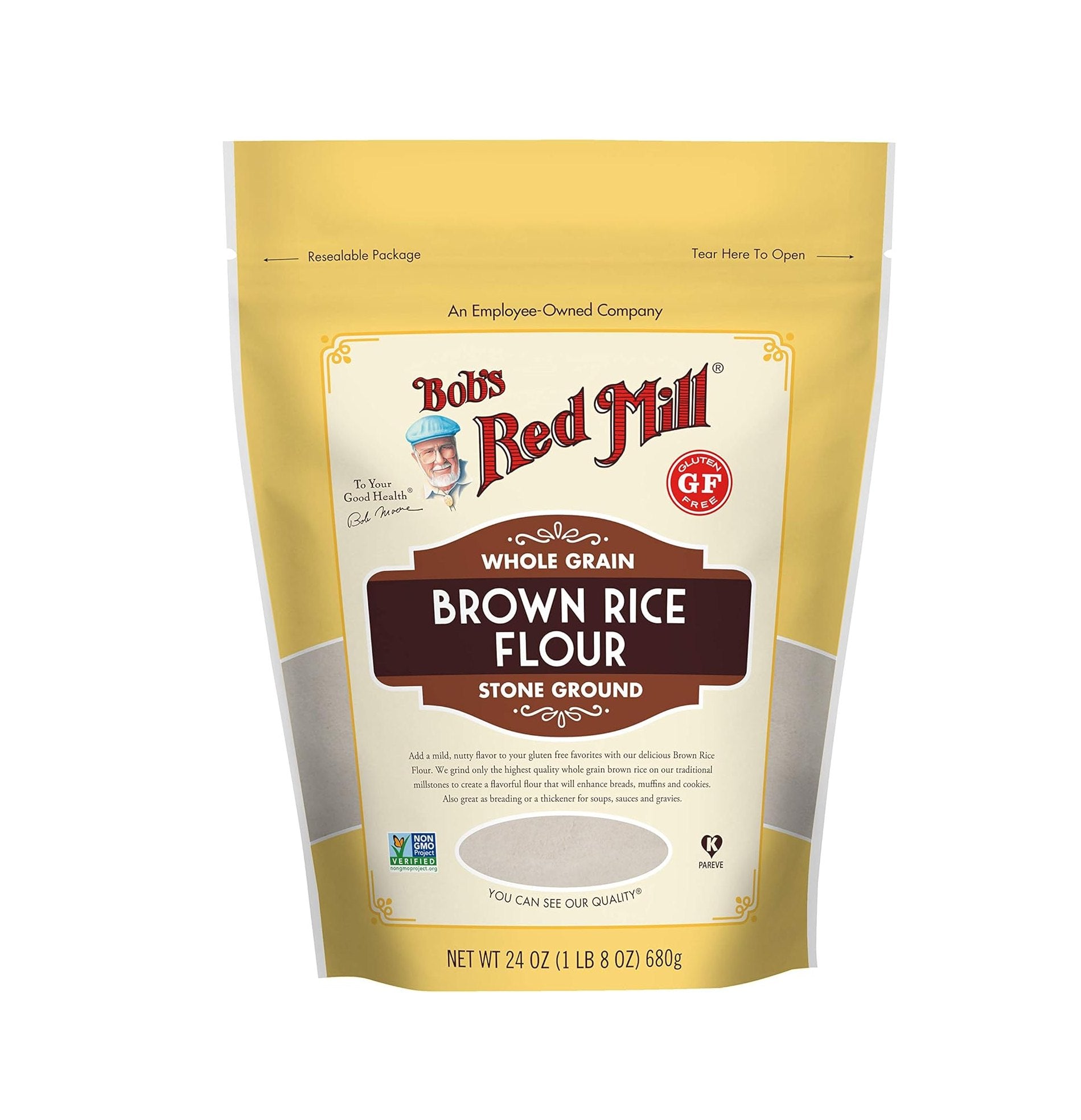 Bob's Red Mill Gluten Free Brown Rice Flour, 24 Oz