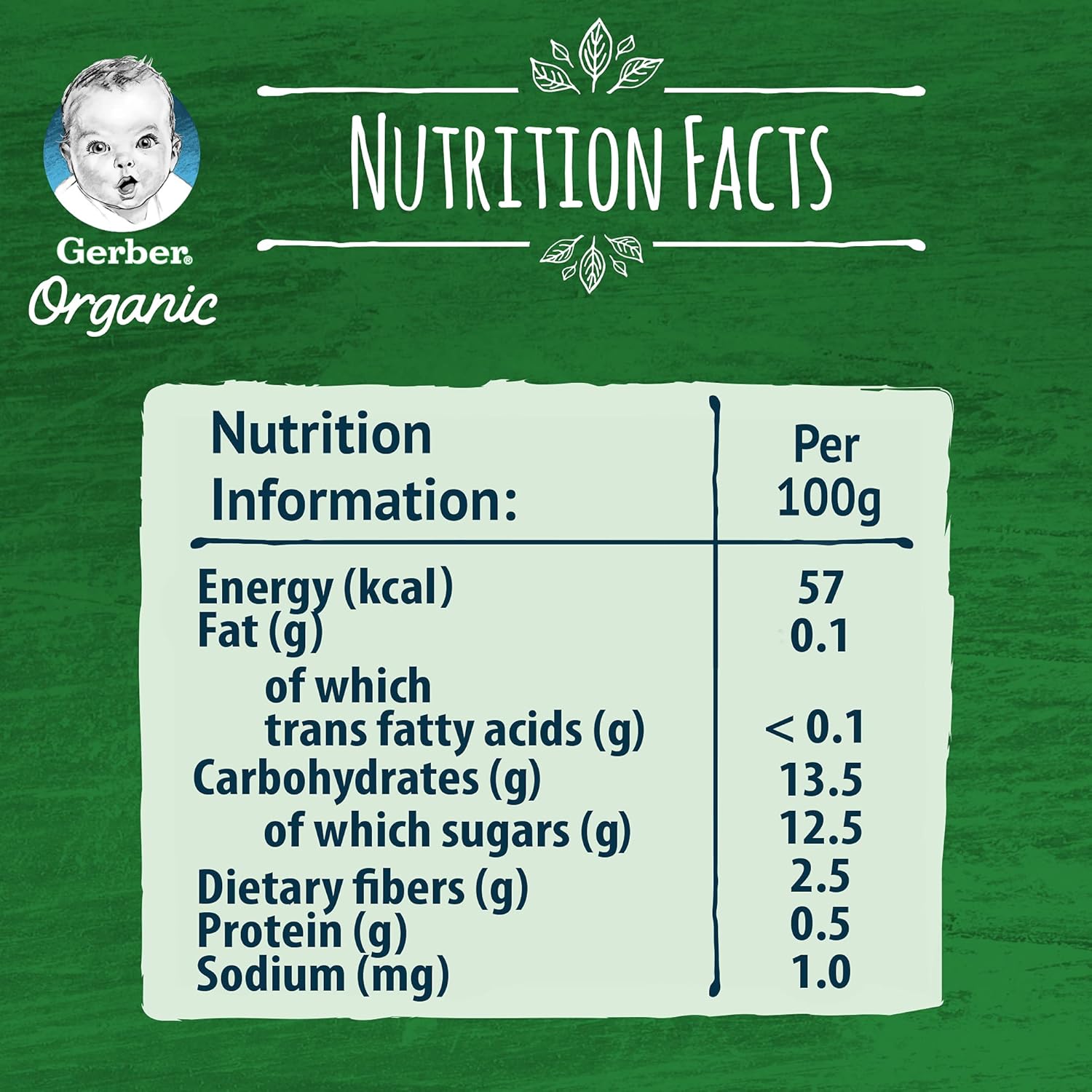 GERBER ORG PEAR 90GM +6M
