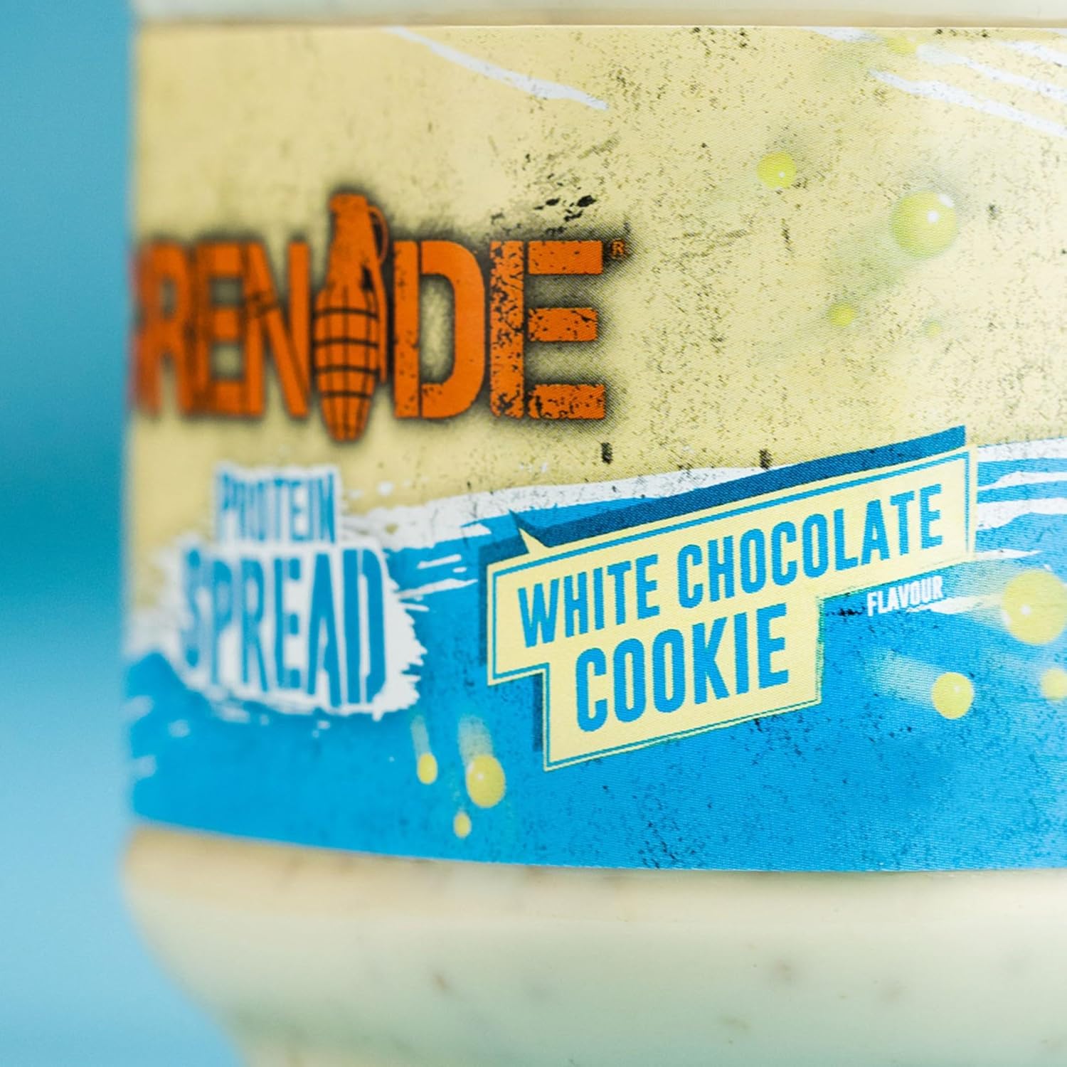 Grenade White Chocolate Cookie Vegetarian Protein Spread, 360 g Jar (Pack of 1)