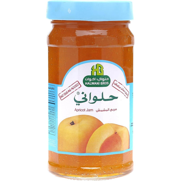 Halwani Brothers Apricot No Sugar Added Jam 400g