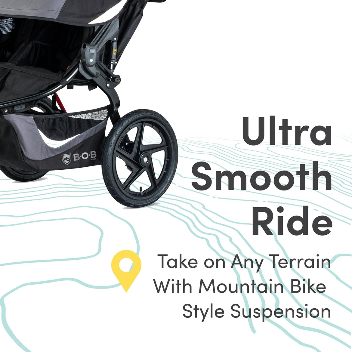 BOB Gear Revolution Flex 3.0 Jogging Stroller, Graphite Black