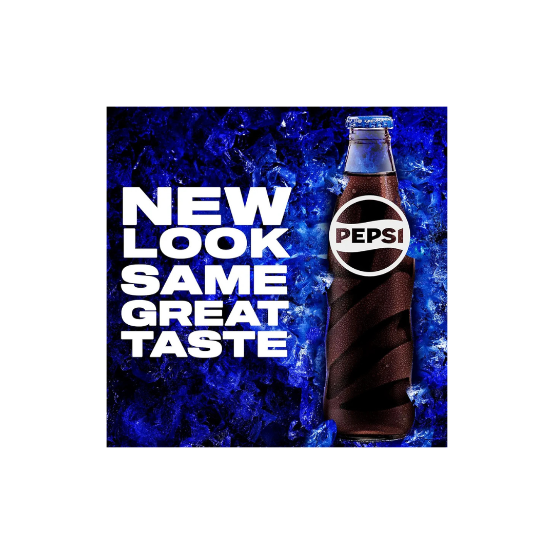 Pepsi Carbonated Soft Drink, Glass Bottle, 24 x 250 ml