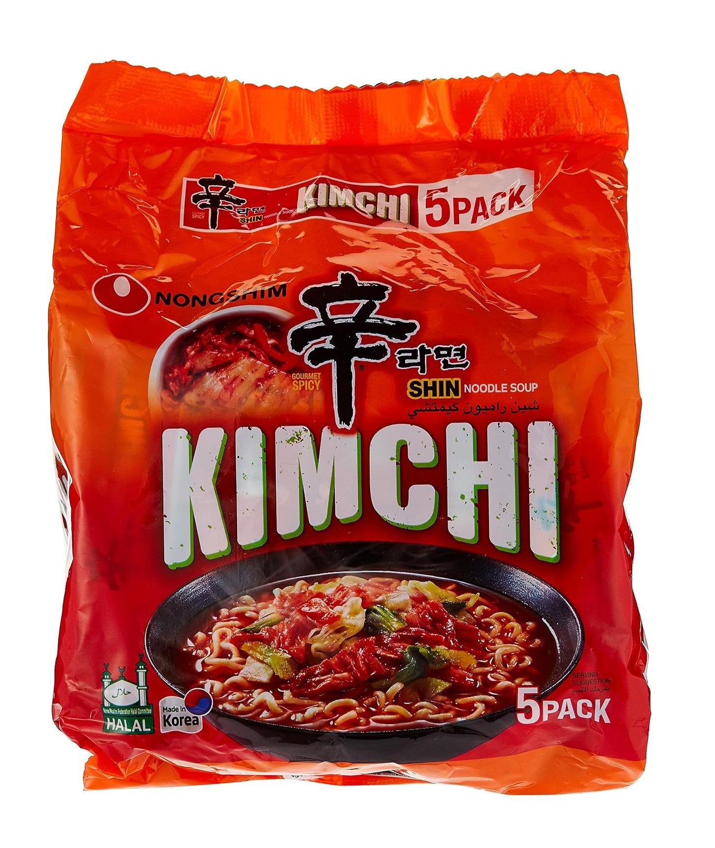 Nongshim Shin Ramyun Kimchi, 120g