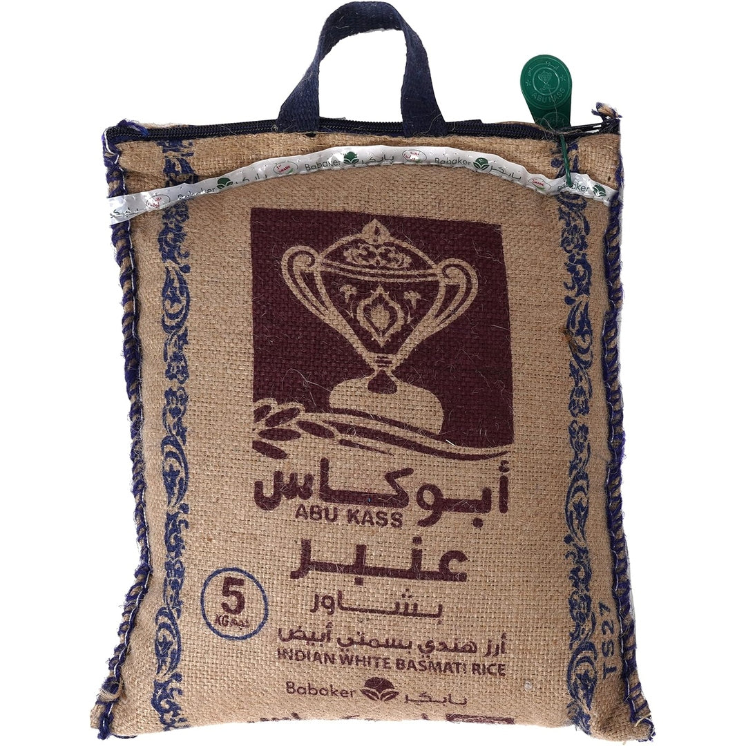 Abu kass indian white basmati rice, 10kg - pack of 1