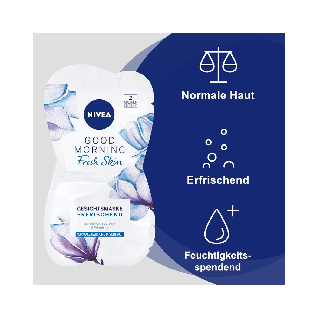 Nivea Good Morning Fresh Skin Face Mask, 15ml