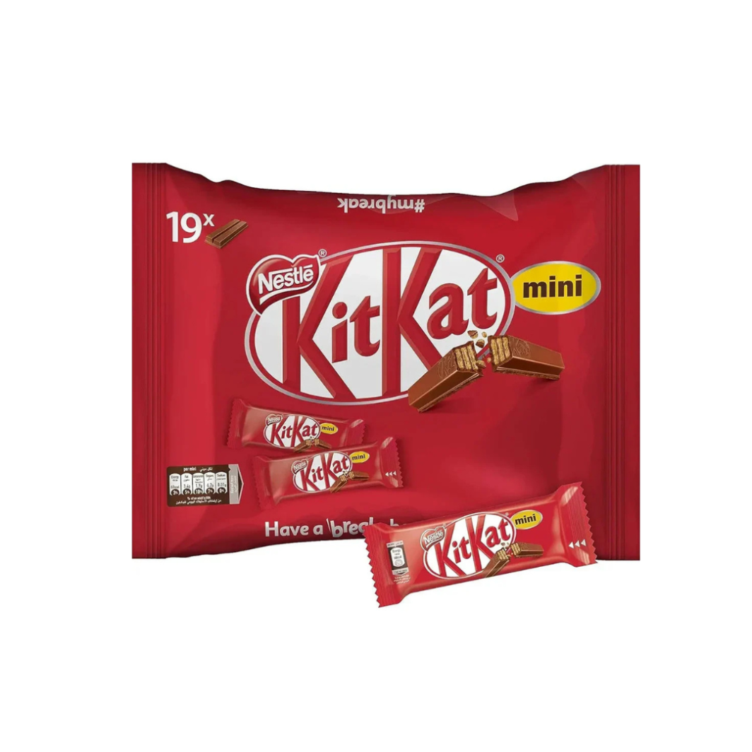 Nestle Kitkat 2 Finger Mini Milk Chocolate Wafers Bag 250G
