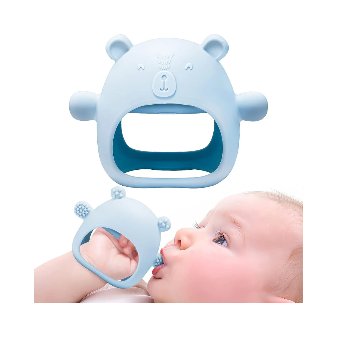 NiBaby Silicone Baby Mitten Teething Chew Toy for Babies 0-6 Months 6-12 Months