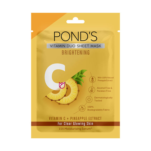 POND'S Vitamin C Brightening Sheet Mask With 100% Natural Pineapple