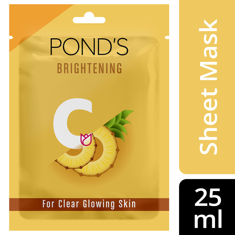 POND'S Vitamin C Brightening Sheet Mask With 100% Natural Pineapple