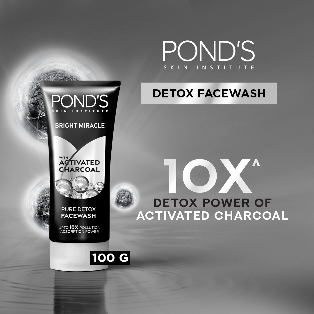 Pond's Pure Detox Anti-Pollution-Purity Face Wash, 100g