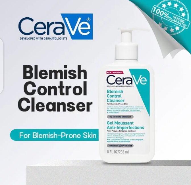 Cerave Blemish control cleanser with salicylic acid -  236 ml