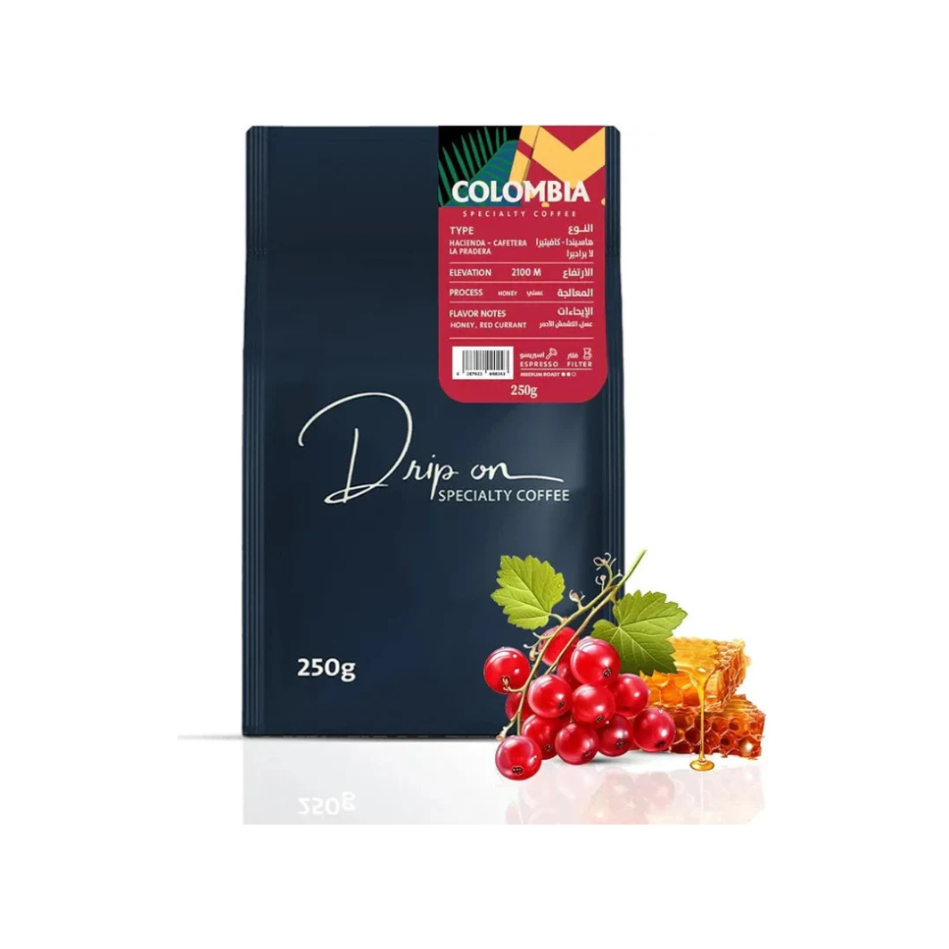 Drip on Roasted Specialty Coffee Beans - Whole Beans 250 g - Colombia
