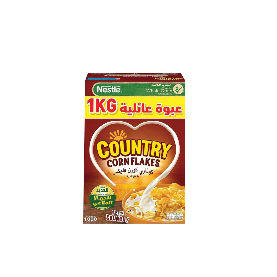 Nestle Country Corn Flakes Cereal 1000g