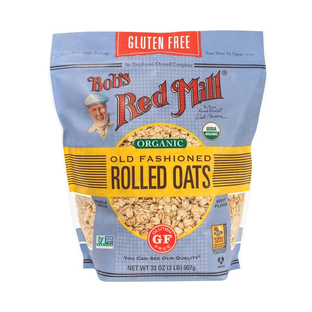 Bob's Red Mill Gluten Free Organic Regular Rolled Oats Old Fashion 907g