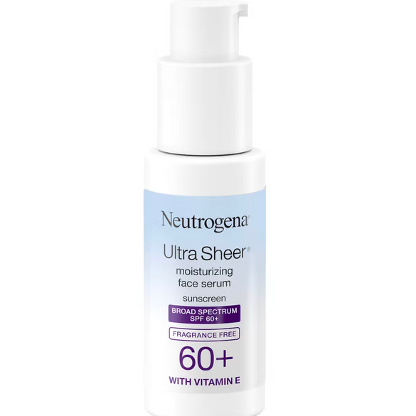 Neutrogena Ultra Sheer Oil-Free Face Serum With Vitamin E SPF 60+